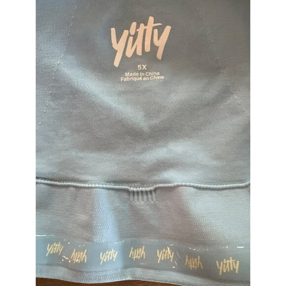 Yitty Women's Nearly Naked Shaping Midi Bra Light Blue Plus size 5X NWT New - Picture 4 of 5